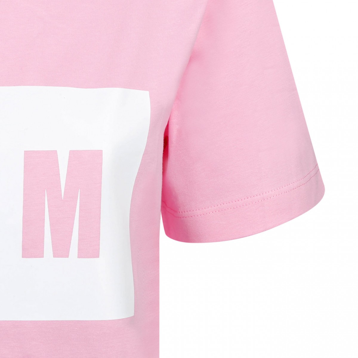 Pink Logo Print T-Shirt