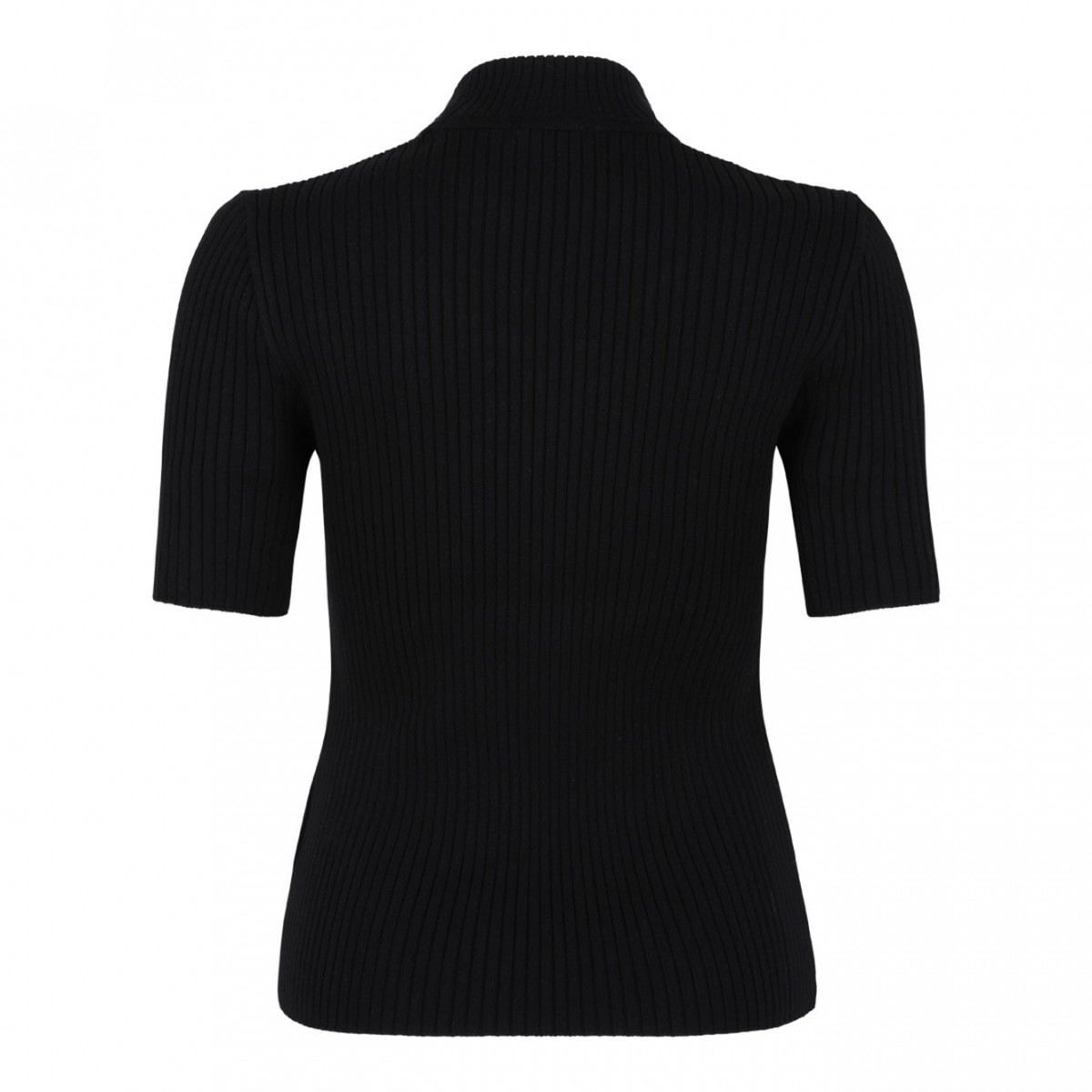 Black Reedition Rib Knit Sweater