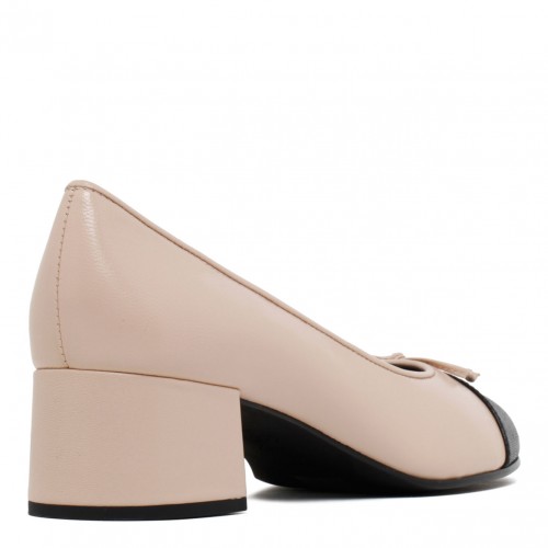 Rose Pink Cap Toe Pump