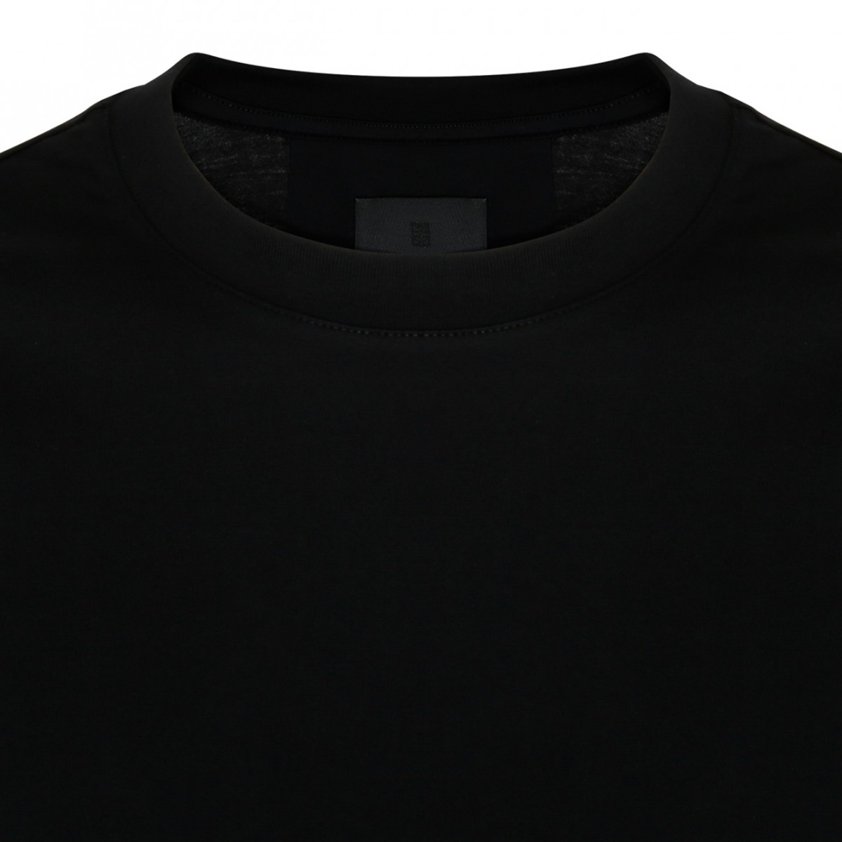 Black Reverse Effect Logo Print T-Shirt