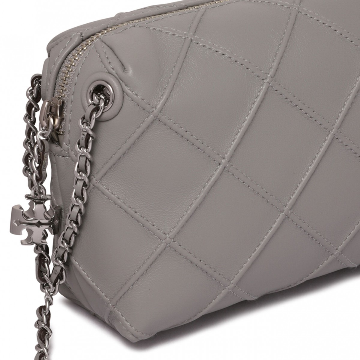 Grey Fleming Soft Shoulder Bag