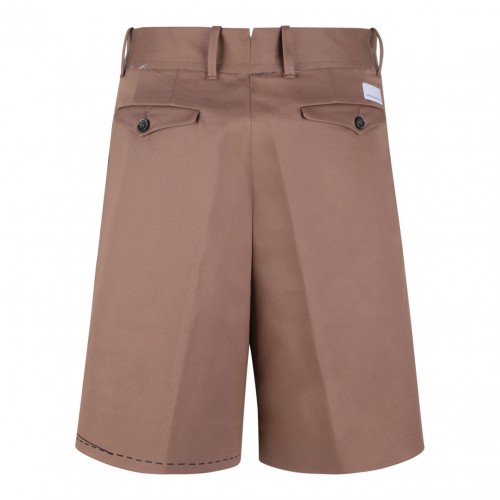 Brown Bermuda Pants