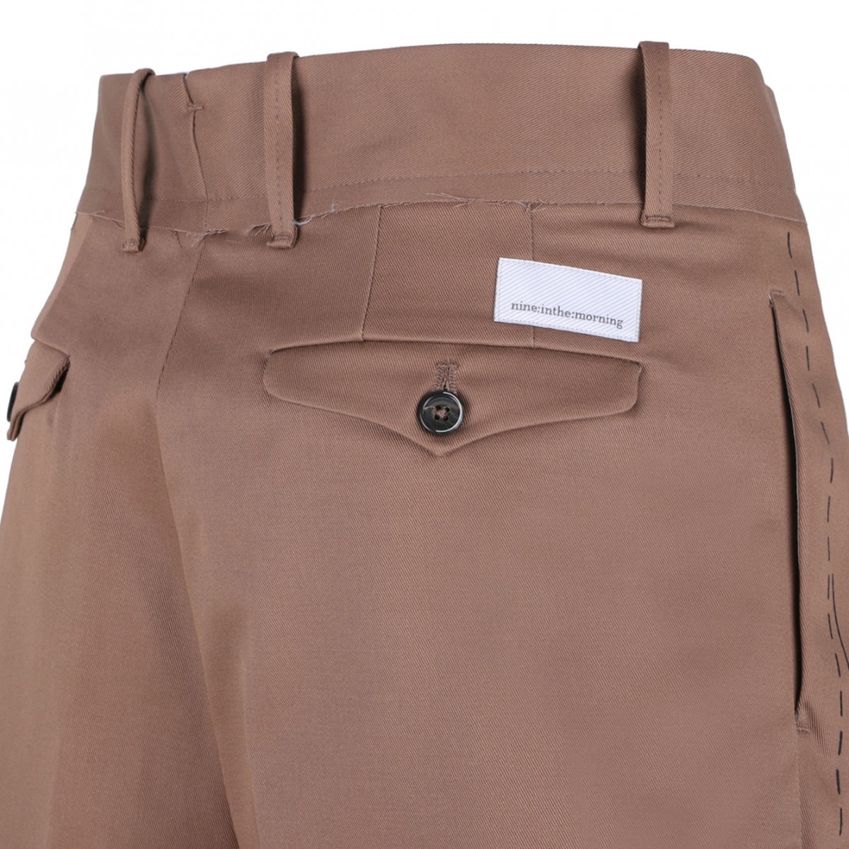 Brown Bermuda Pants