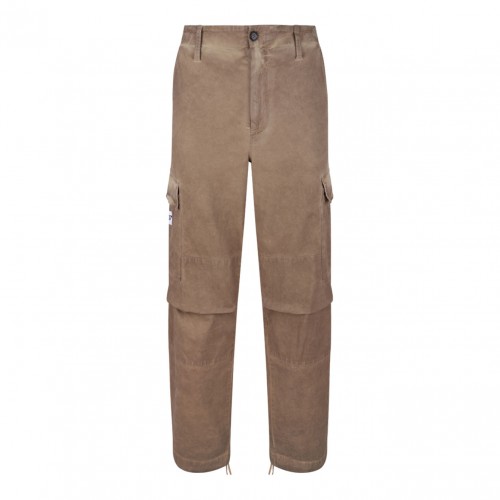 Sand Beige Cargo Trousers