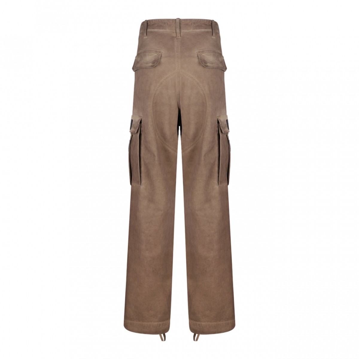 Sand Beige Cargo Trousers