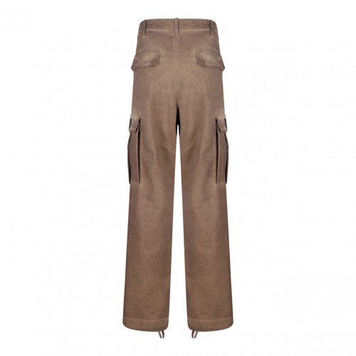 Sand Beige Cargo Trousers