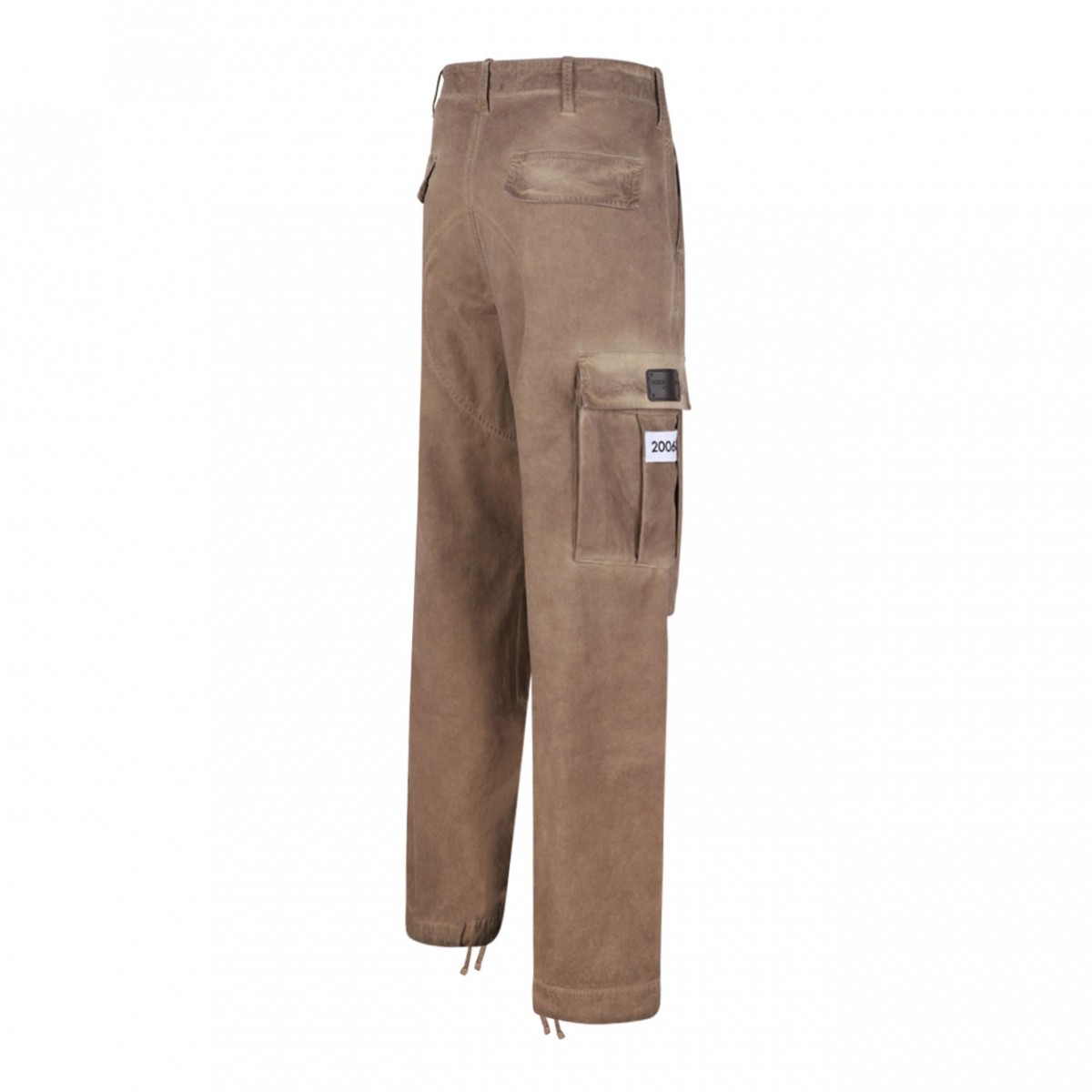Sand Beige Cargo Trousers