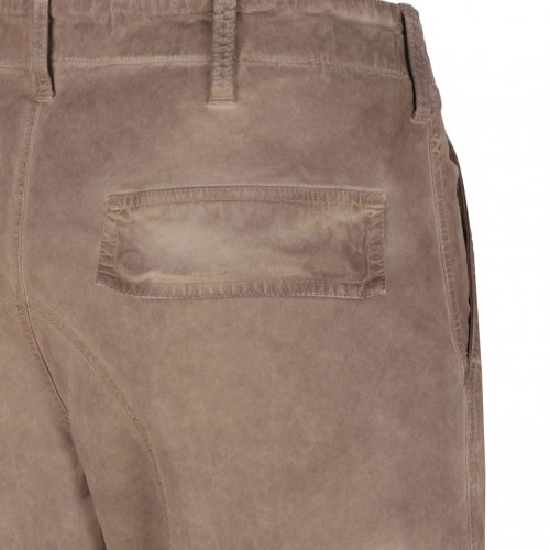 Sand Beige Cargo Trousers