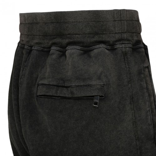 Dark Grey Tapered Cargo Trousers