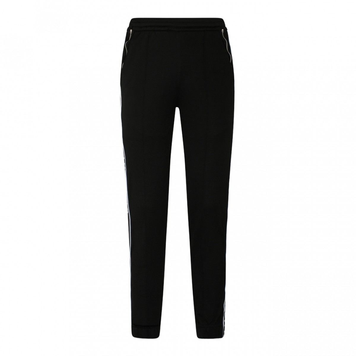 Black Jersey Logo Bands Joggers