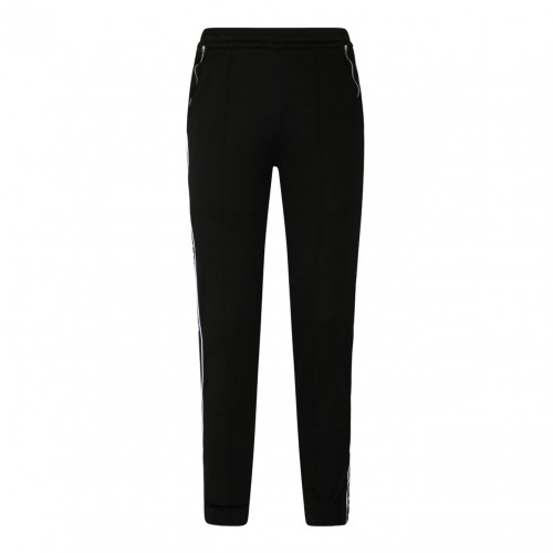 Black Jersey Logo Bands Joggers