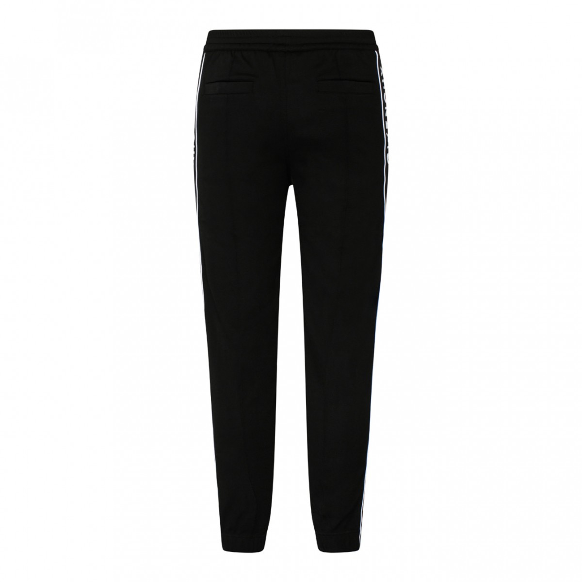 Black Jersey Logo Bands Joggers