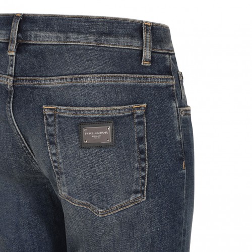 Steel Blue Skinny Jeans