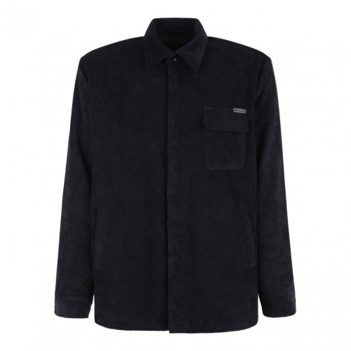 Black Corduroy Shirt Jacket