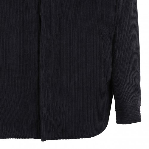Black Corduroy Shirt Jacket