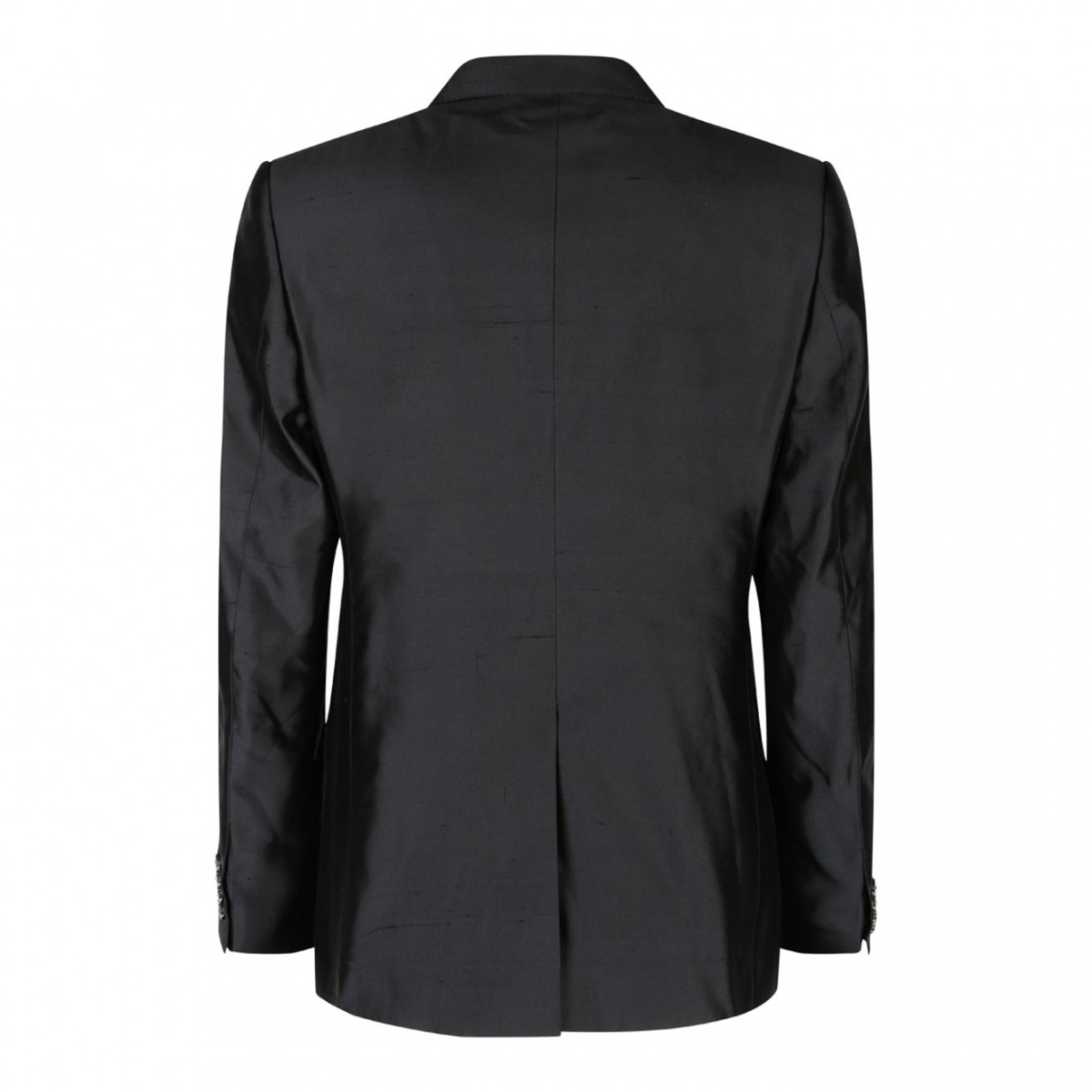 Black Silk Single Breasted Suit