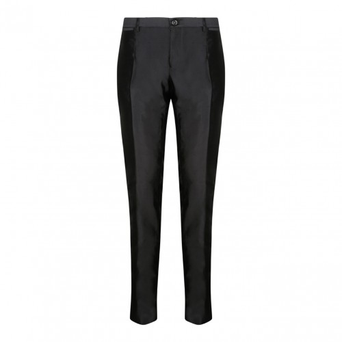 Black Silk Single Breasted Suit 2