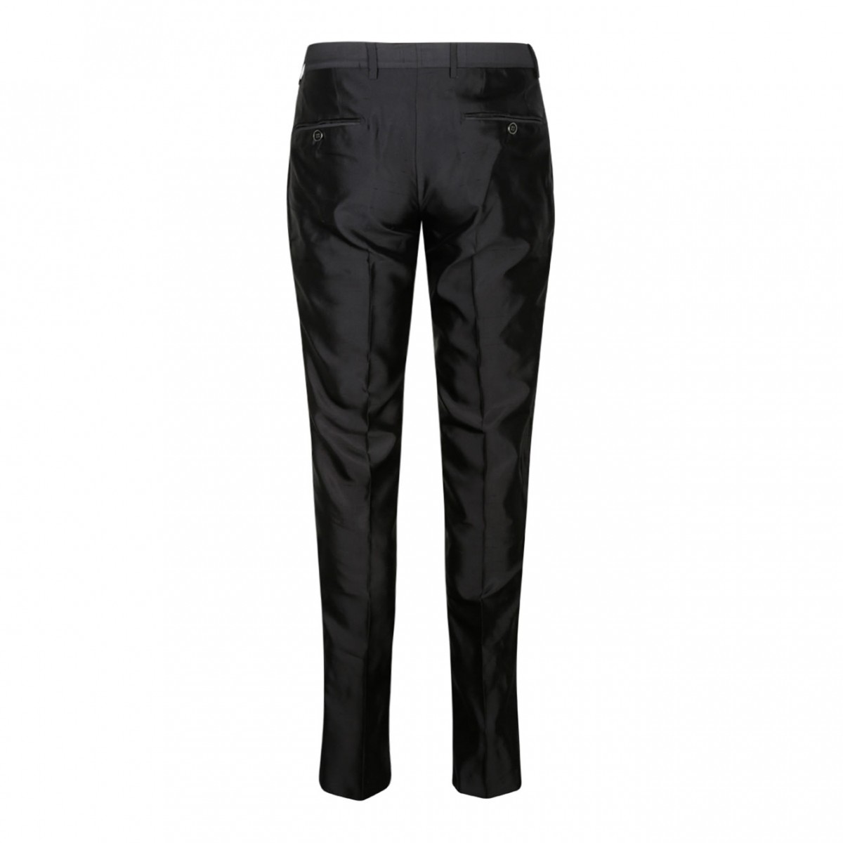 Black Silk Single Breasted Suit