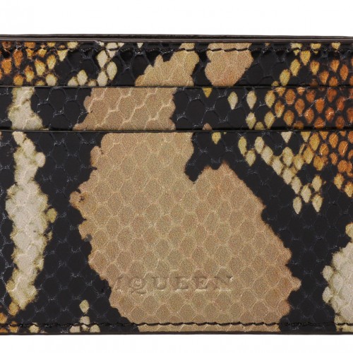 Brown and Gold Card Holder