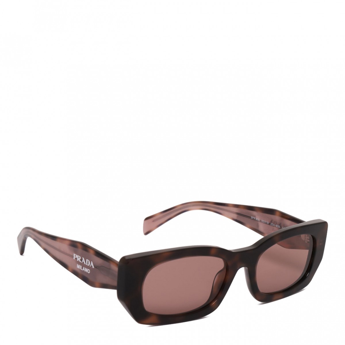 Mauve Rectangular Sunglasses