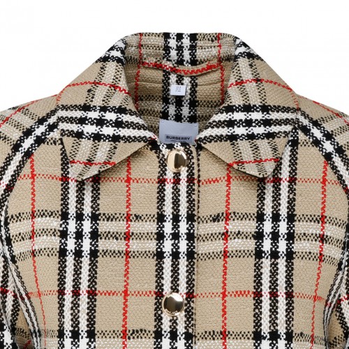 Archive Beige Buttoned Raincoat