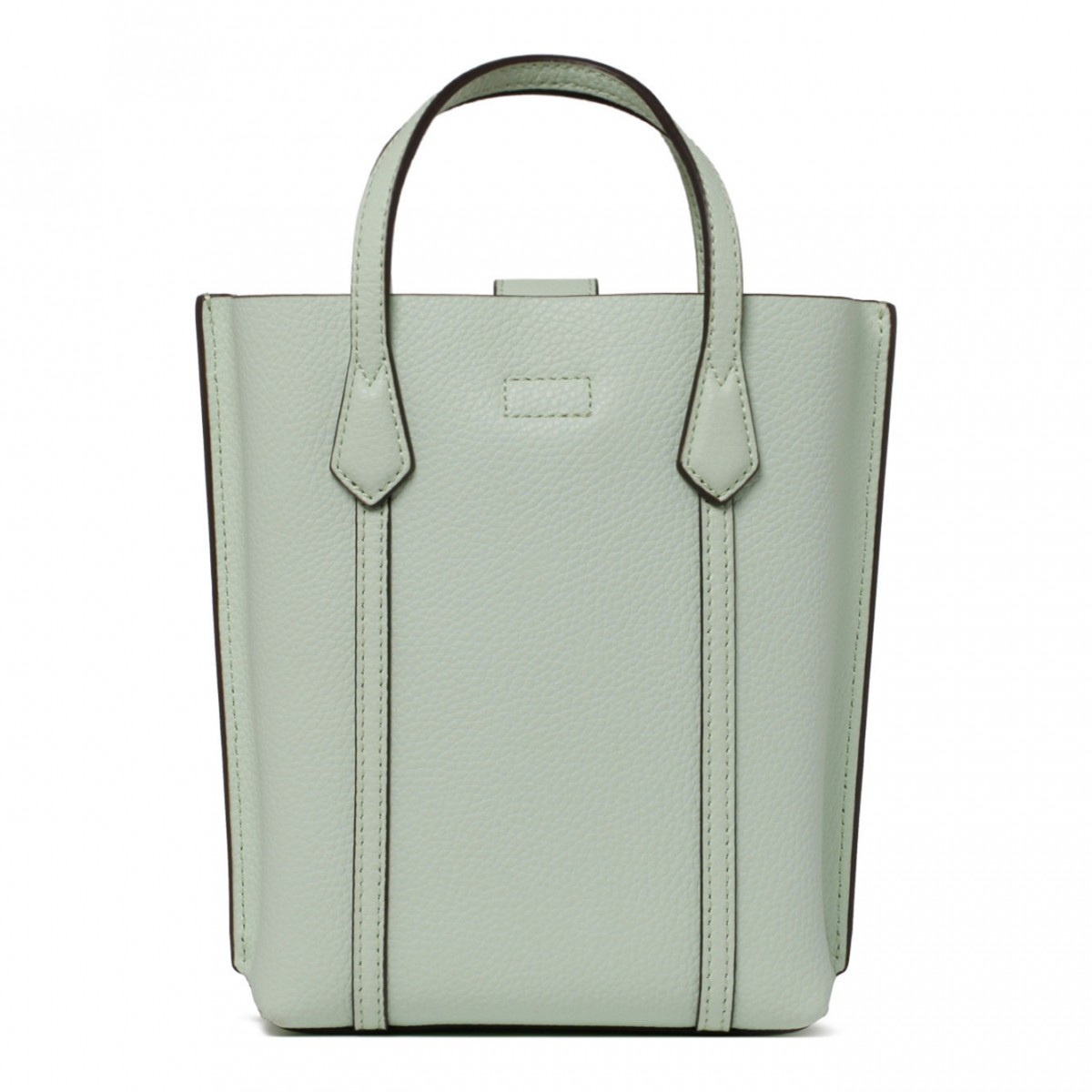 Meadow Mist Calf Leather Mini Perry Tote Bag