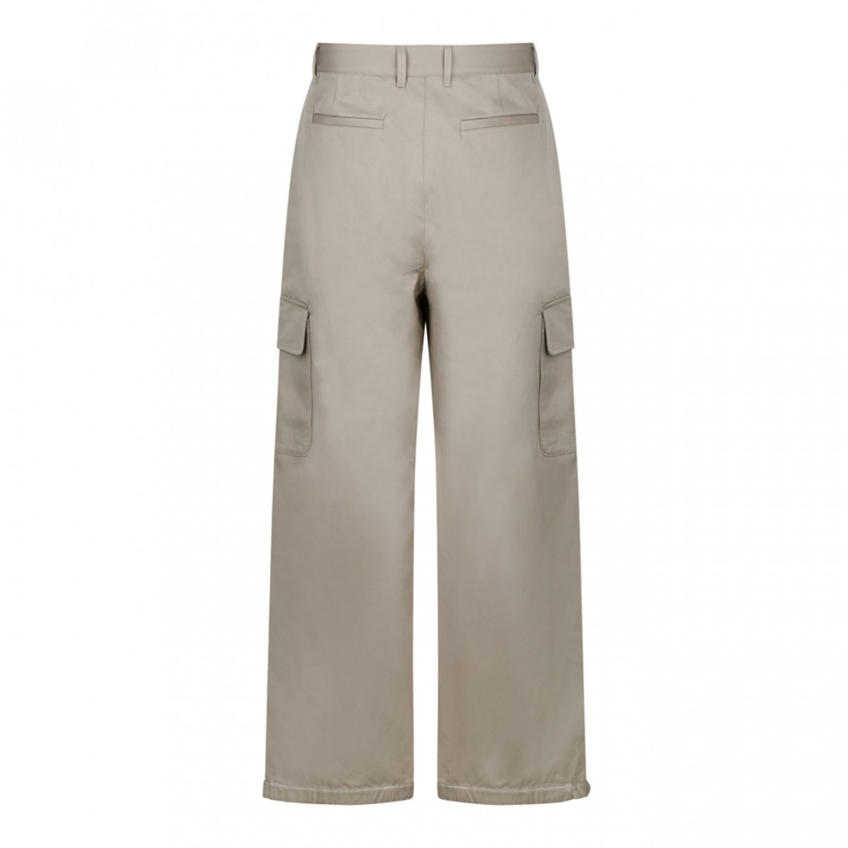 Beige Cargo Trousers