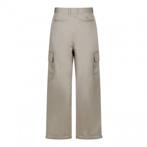 Beige Cargo Trousers