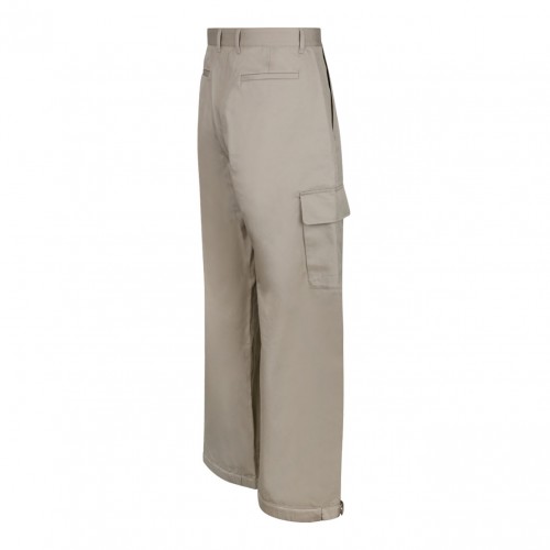 Beige Cargo Trousers