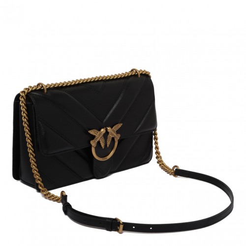 Black Love One Shoulder Bag