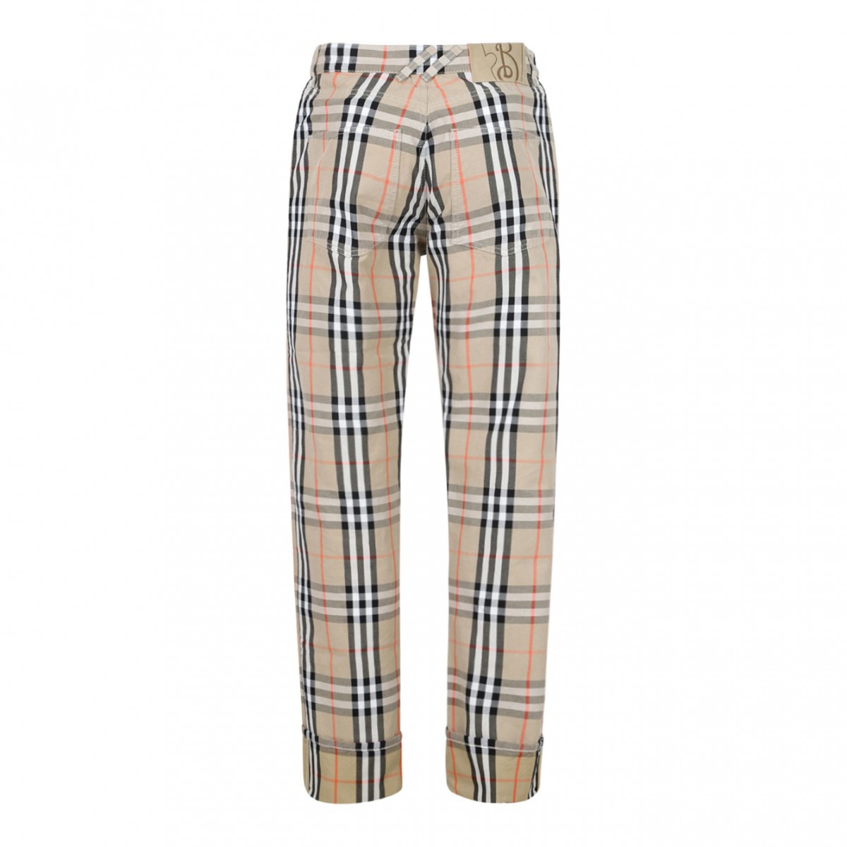 Check Print Trousers