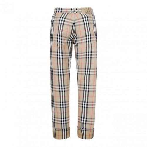 Check Print Trousers