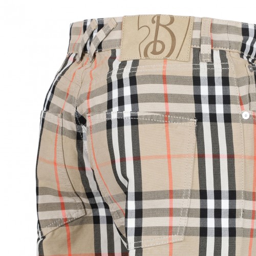 Check Print Trousers