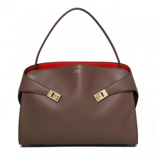 Brown Medium Hug Shoulder Bag
