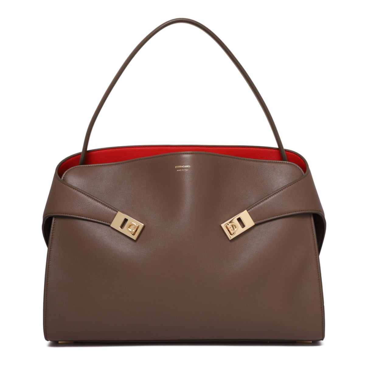 Brown Medium Hug Shoulder Bag