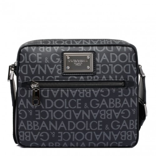 Coated Jacquard Shoulder Bag