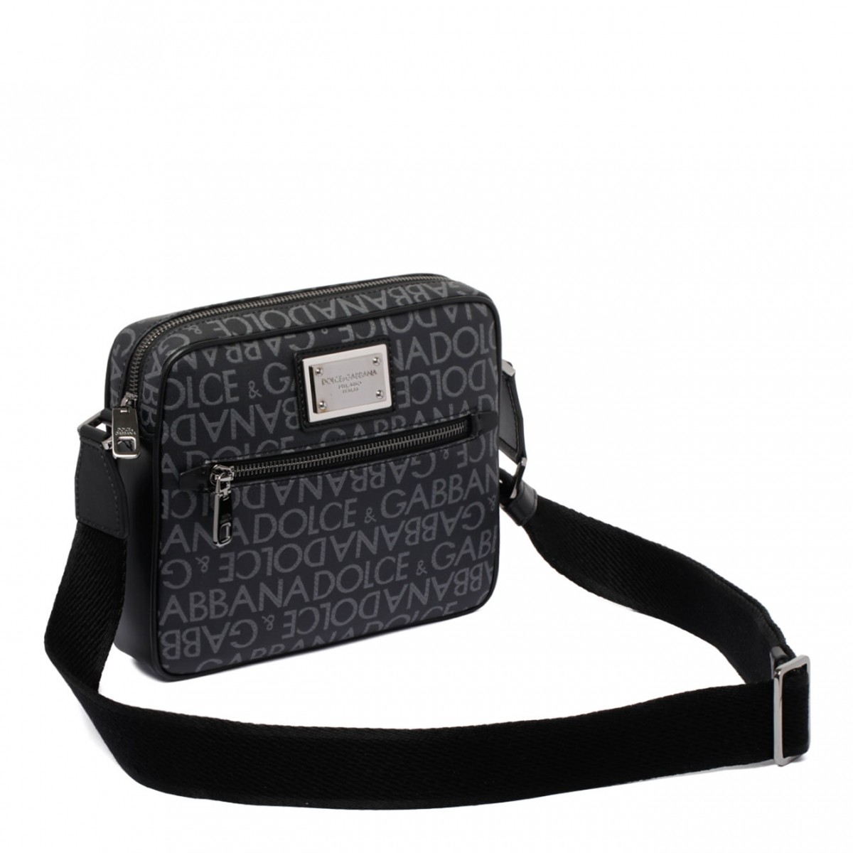 Coated Jacquard Shoulder Bag
