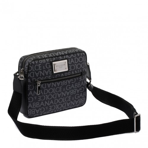 Coated Jacquard Shoulder Bag