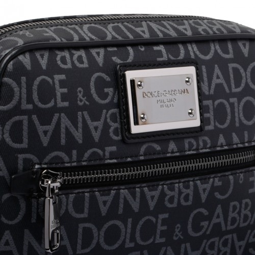 Coated Jacquard Shoulder Bag