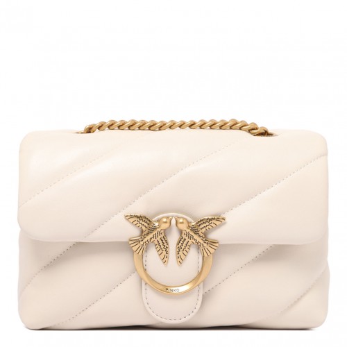 White Mini Love Puff Bag