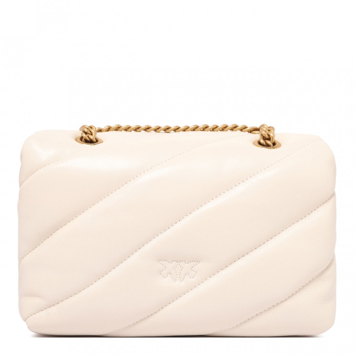 White Mini Love Puff Bag
