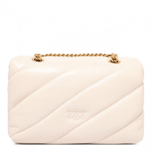 White Mini Love Puff Bag