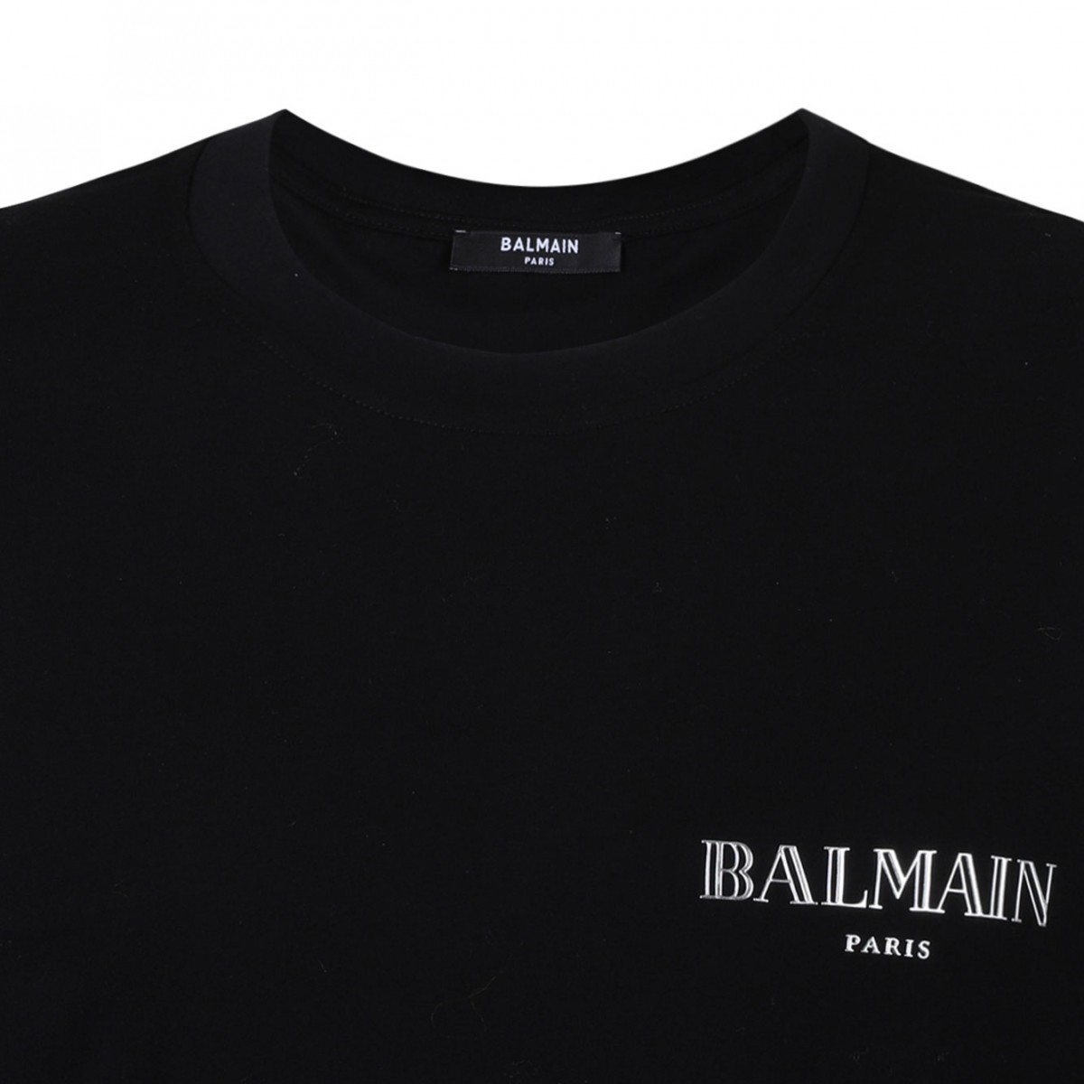 Black Logo Applique T-Shirt