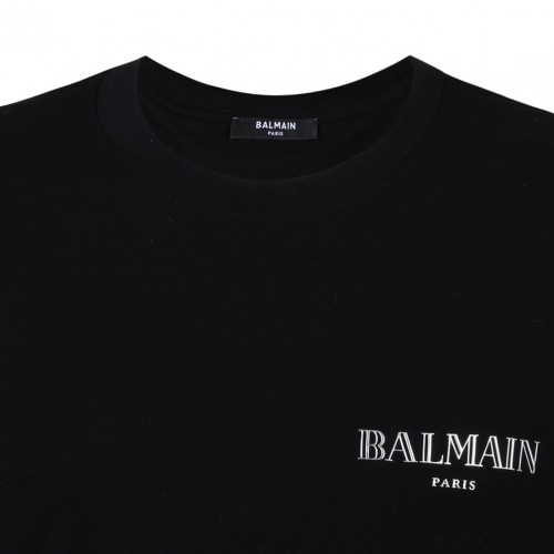 Black Logo Applique T-Shirt