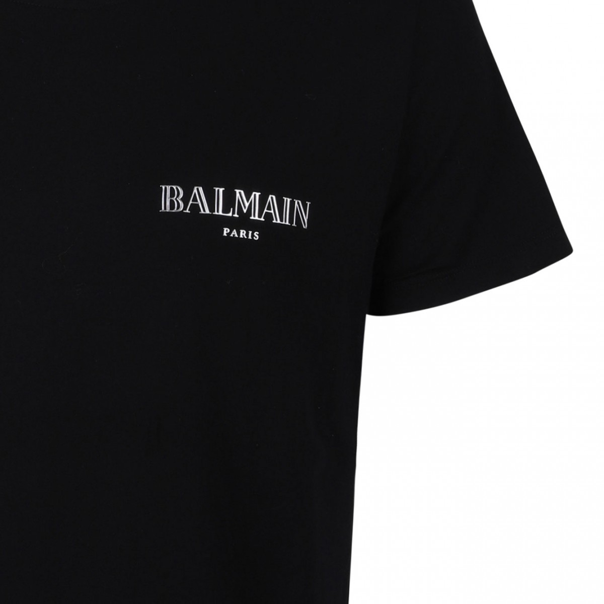 Black Logo Applique T-Shirt