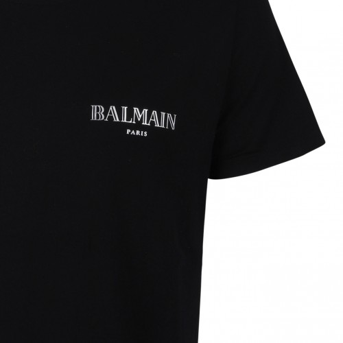 Black Logo Applique T-Shirt