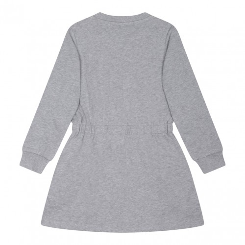 Light Grey Logo Print Dress 2