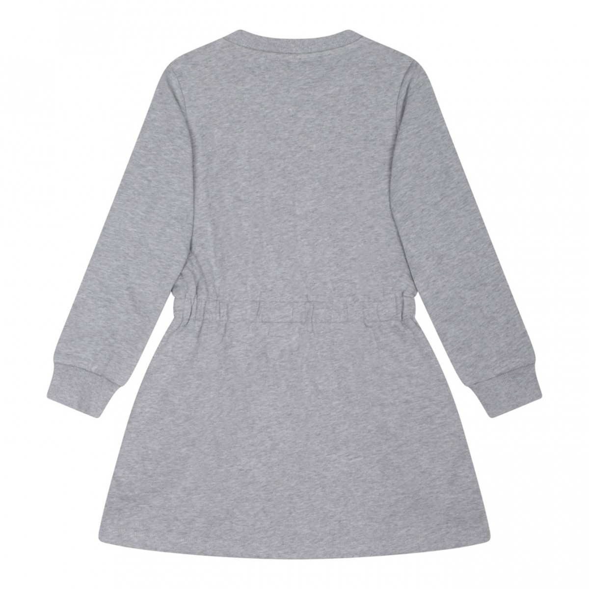 Light Grey Logo Print Dress