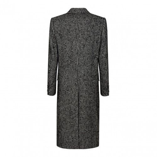 Gray Double Breasted Coat