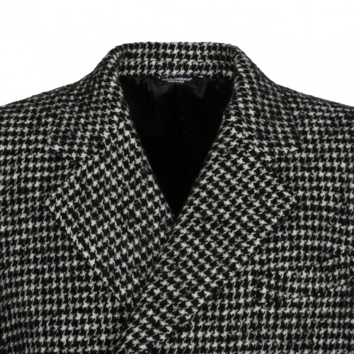 Gray Double Breasted Coat